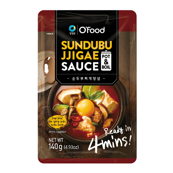 [新品] O'Food 韓式辣豆腐鍋底醬 140g O'Food Sundubu Jjigae Sauce