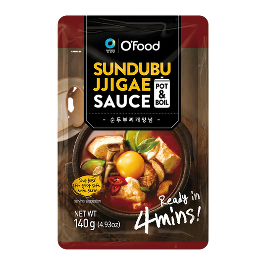 [新品] O'Food 韓式辣豆腐鍋底醬 140g O'Food Sundubu Jjigae Sauce
