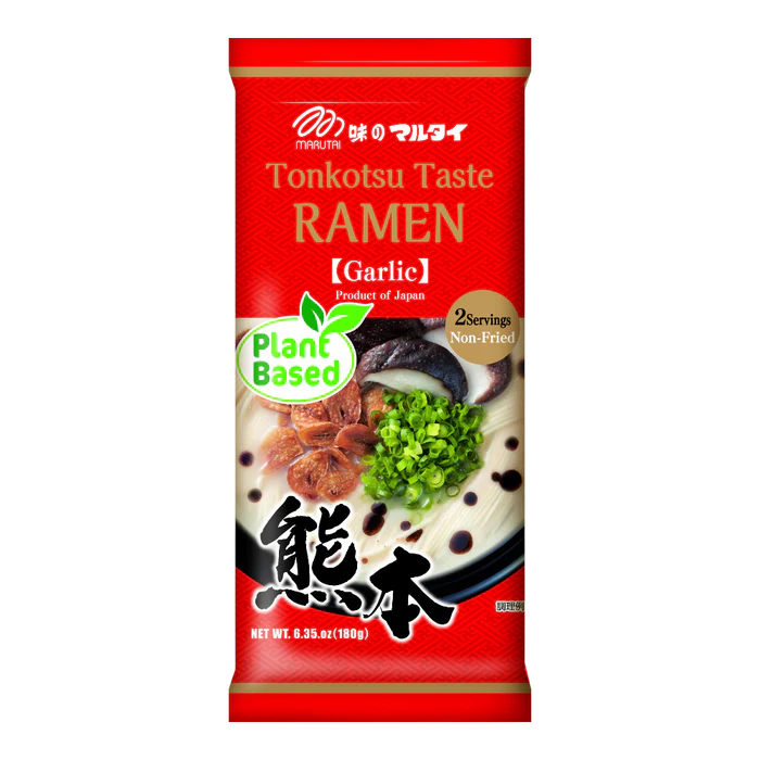[新品] 丸太 熊本拉麵 2人份 180g Marutai Plant Based Tonkotsu Taste Ramen Kumamoto 2 Servings