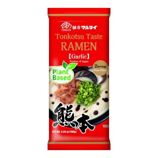 [新品] 丸太 熊本拉麵 2人份 180g Marutai Plant Based Tonkotsu Taste Ramen Kumamoto 2 Servings