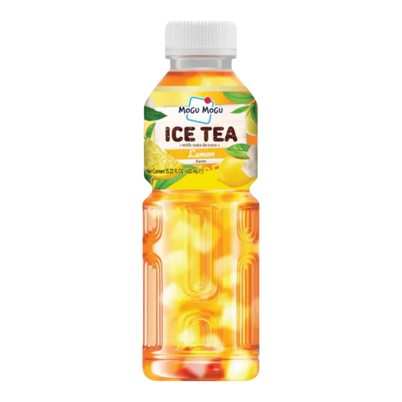 [新品] Mogu Mogu 檸檬茶 450ml Mogu Mogu Nata De Coco Drink Lemon Ice Tea