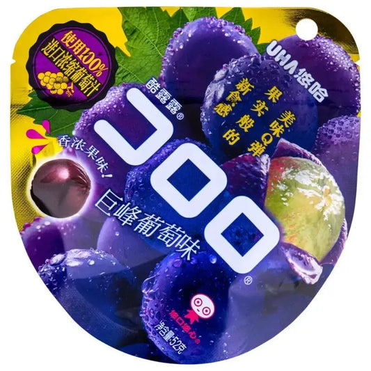[新品] 悠哈 酷露露葡萄味果汁軟糖 52g UHA Kororo Soft Candy (Grape Flavour)