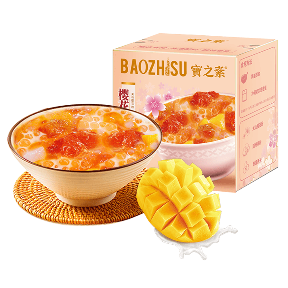 [新品] 寶之素 櫻花白桃甘露 168g BO Cherry Blossom White Peach Dessert