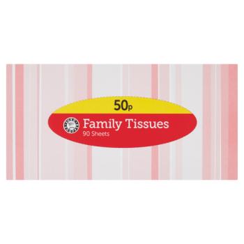 盒裝紙巾 ES Family Tissue 90 Sheets