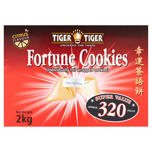 雙虎幸運小餅 每個/箱 TT Fortune Cookies each/box