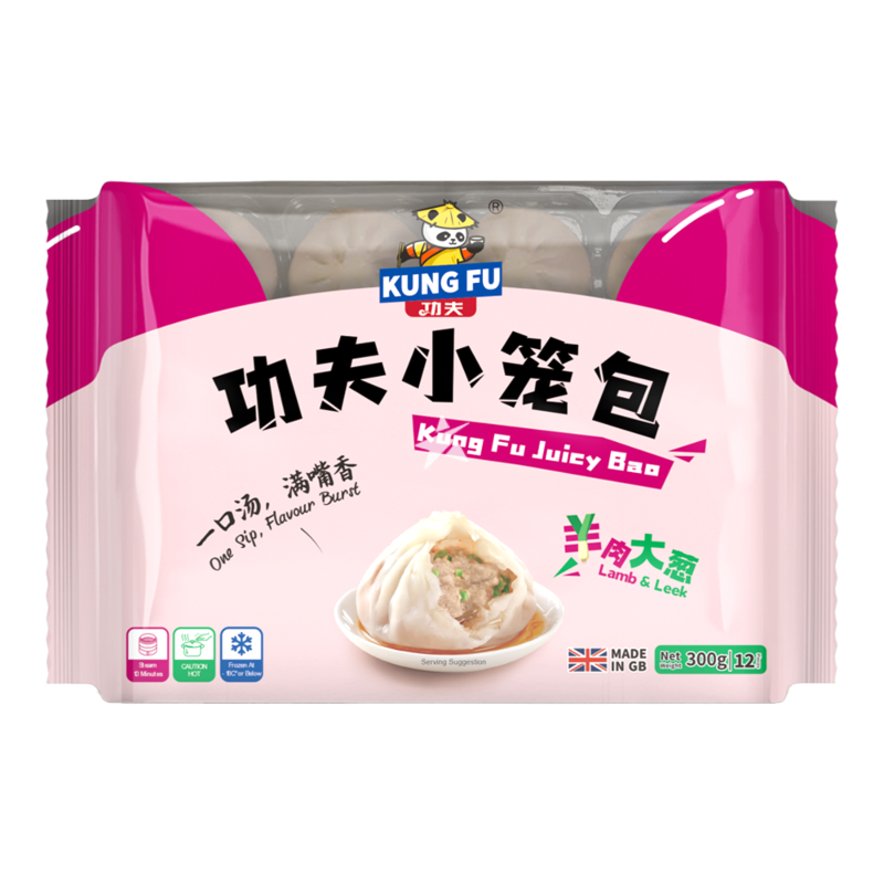 [LIMITED TIME OFFER] 功夫小籠包 羊肉大蔥 300g Kung Fu Siu Loong Bun - Lamb and Leek