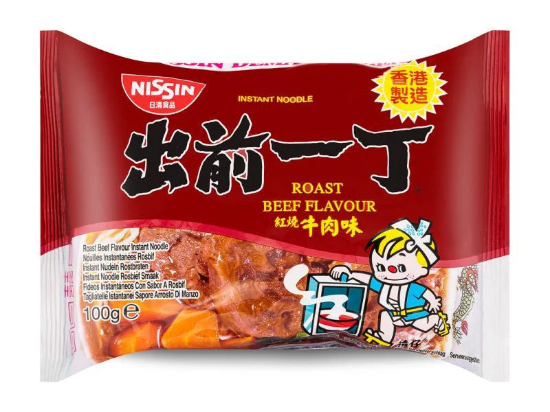 日清 出前一丁 紅燒牛肉麵 100g Nissin Demae Ramen - Roast Beef