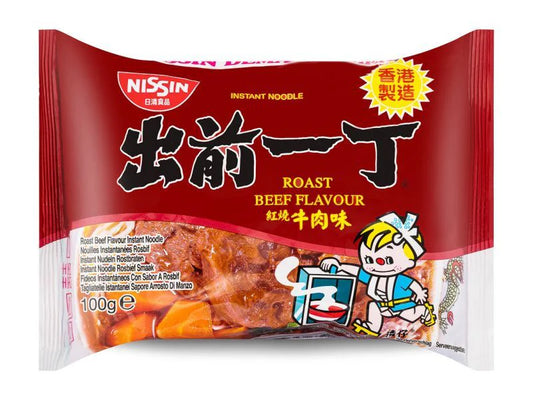 日清 出前一丁 紅燒牛肉麵 100g Nissin Demae Ramen - Roast Beef