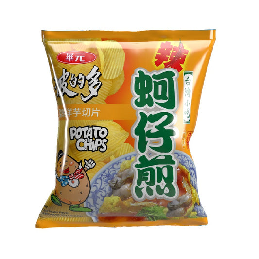 [新品] 華元 蚵仔煎辣薯片 34g HY - Potato Chips Spicy Oyster Omelet Flavour