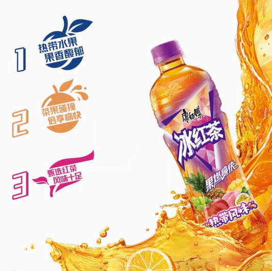 [新品] 康師傅 熱帶風味冰紅茶 500ml KSF Ice Tea (Tropical Flavour)