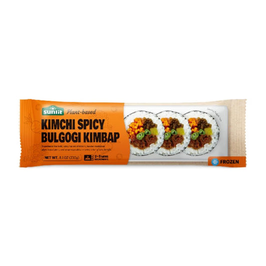 [新品] 韓式泡菜烤肉飯捲 (植物肉) 230g Sunlit Kimchi Spicy Bugogi Kimbap (Plant-based)