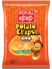 [新品] 珍珍 燒烤味薯片 60g J&J Potato Chips BBQ Flavour