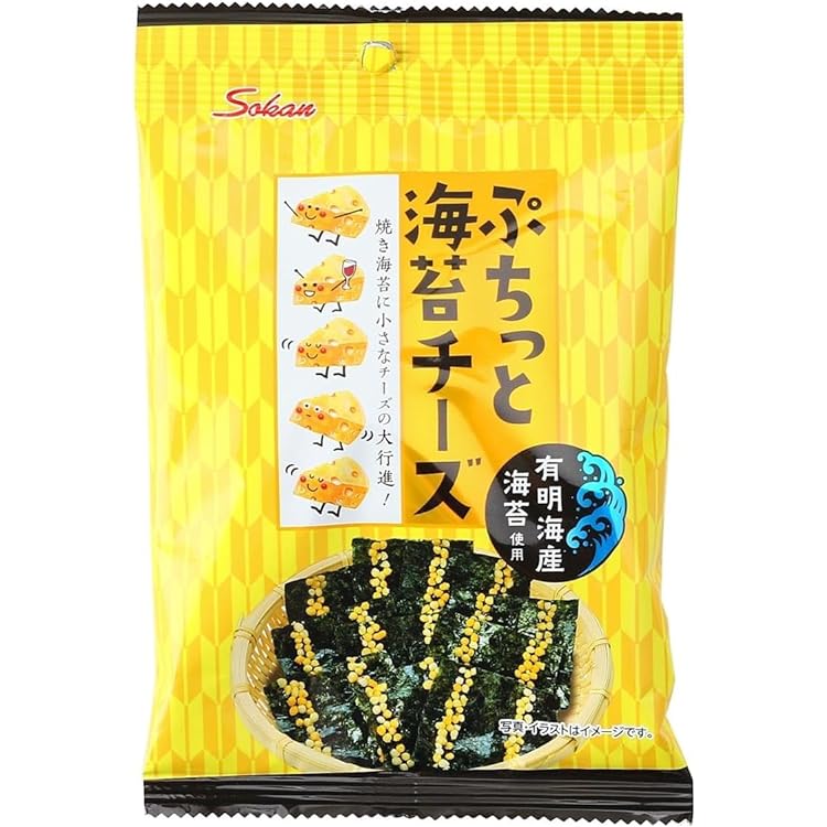 SOKAN Crispy Seaweed Cracker - Cheese 日式海苔脆餅 芝士味 8.5g