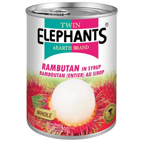 [Promotion Price] TE Rambutan in Syrup 565g 雙象 糖水紅毛丹