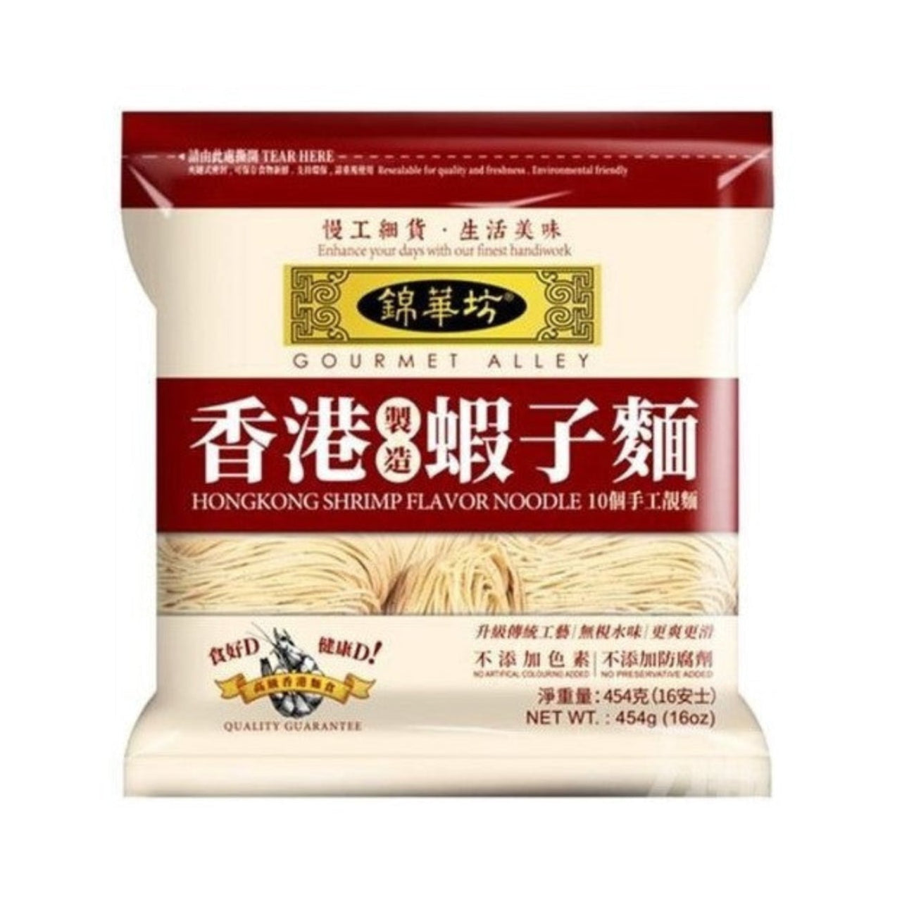 錦華坊 蝦子麵 454g AAA Dried Noodle Shrimp Flavour
