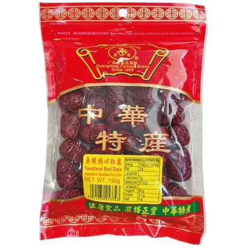 正豐 無核雞心紅棗 150g ZF Seedless Red Date