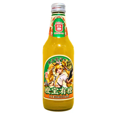 Asia Orange Flv Fruity Soda 335ml 亞洲 橙寶有橙果汁汽水