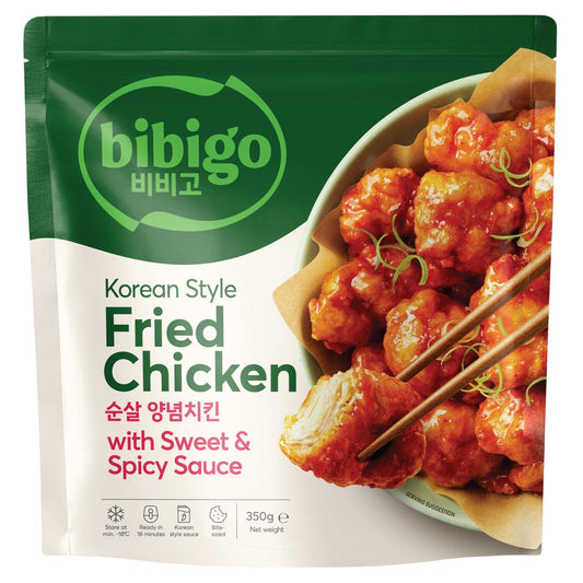 CJ Bibigo Korean Style Fried Chicken with Sweet & Spicy 350g 希杰 必品阁 韩式吮指炸鸡 甜辣味