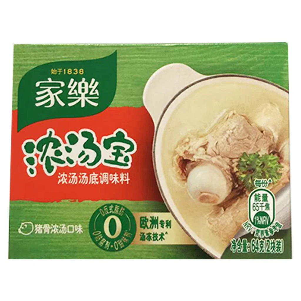 [新品] 家樂 濃湯寶-豬骨濃湯口味 2x32g JL Dense Soup Jelly - Polk Bone Soup Flavour