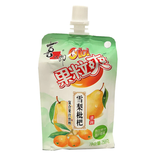[新品] 喜之郎果粒爽-雪梨枇杷258g ST Fruit Flavour Drink – Pear & Loquat