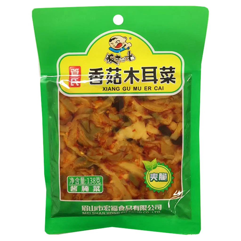 [新品] 飯掃光 香菇木耳菜 138g FSG Preserved Mushroom & Black Fungus