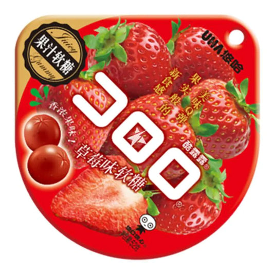 [新品] 悠哈 酷露露草莓味果汁軟糖 52g UHA Kororo Soft Candy (Strawberry Flavour)