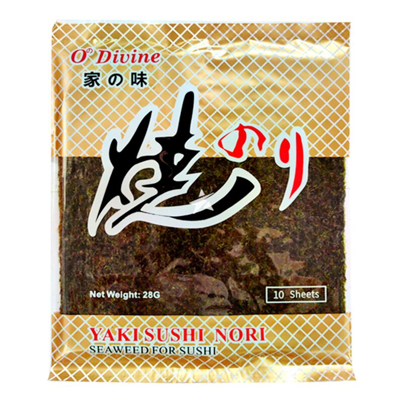 [促銷] 家之味 壽司紫菜(10張) 28g O Divine Yakisushi Nori