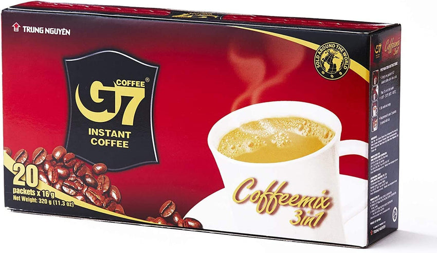G7 3 in1 Instant Coffee Bag - 20 Sachets 320g G7 合一速溶咖啡 盒装