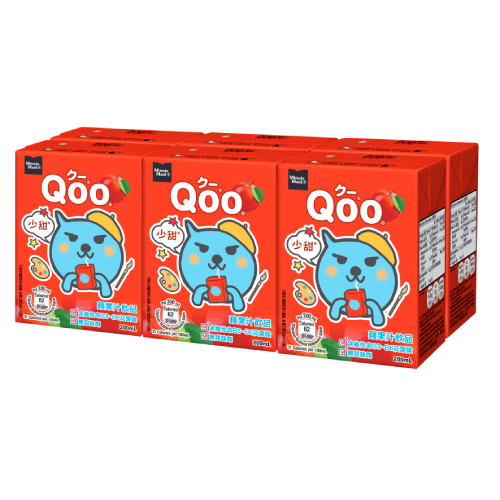 Qoo Apple Juice Drink 200ml x6 Qoo 蘋果汁– Retour UK