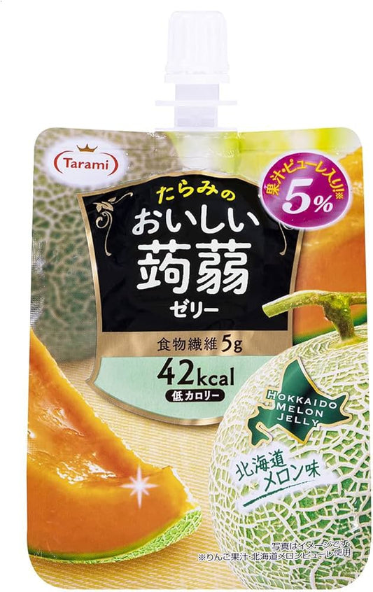 [新品] TARAMI 北海道蜜瓜味果凍 150g TARAMI Jelly Pouch Hokkaido Melon Flavour