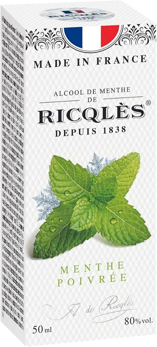 法國雙飛人藥水 50ml Ricqlès - Mint Alcohol - Peppermint