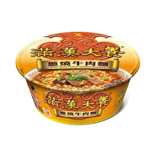 [新品] 滿漢大餐蔥燒牛肉(碗) 192g MHDC Instant Noodle - Spring Onion Flavour (Bowl)