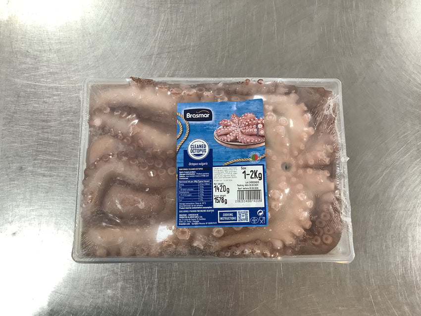 Octopus Whole Cleaned Frozen 1-1.5kg 章鱼整只 ( 已清理 )