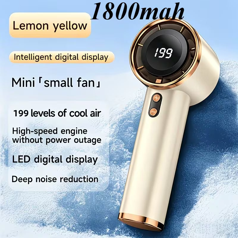 [新品] 小型充電式手提風扇 (2 colours) Small Portable Fan (Chargeable)