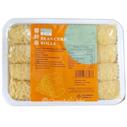 [新品] 家之味 響鈴卷 100g ODivine-Bean Curd Rolls