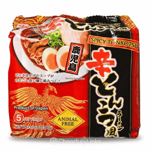 [新品] 日本鹿兒島豚骨拉麵(辣) 5x78g Higashimaru Spicy Tonkotsufu Kagoshima Ramen
