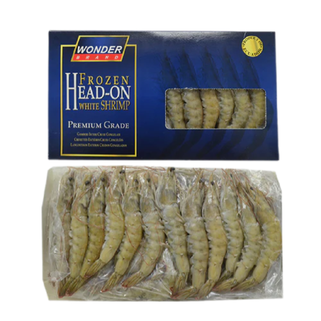 20-30 Head on White Shrimp 1kg / 20-30 有頭南美白蝦 1kg