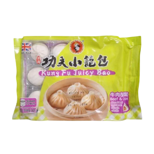 [新品] 功夫小籠包 牛肉胡蘿蔔 300g Kung Fu Beef & Carrot Siu Loong Bun