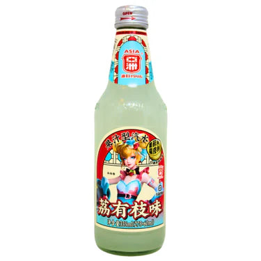 Asia Lychee Flv Fruity Soda 335ml 亞洲 荔有枝味果汁汽水