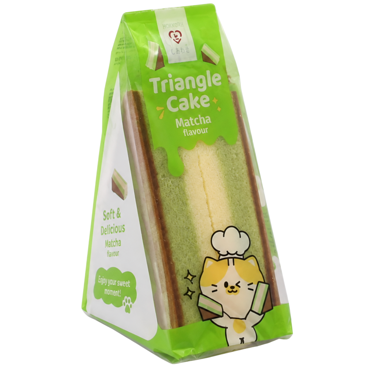 [新品] 日本三角海綿蛋糕 抹茶味 90g Tokimeki Sponge Cake - Matcha Flavour