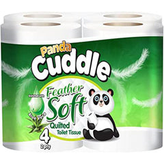 Panda Cuddle Tissue Rolls 優質衛生紙 4卷裝