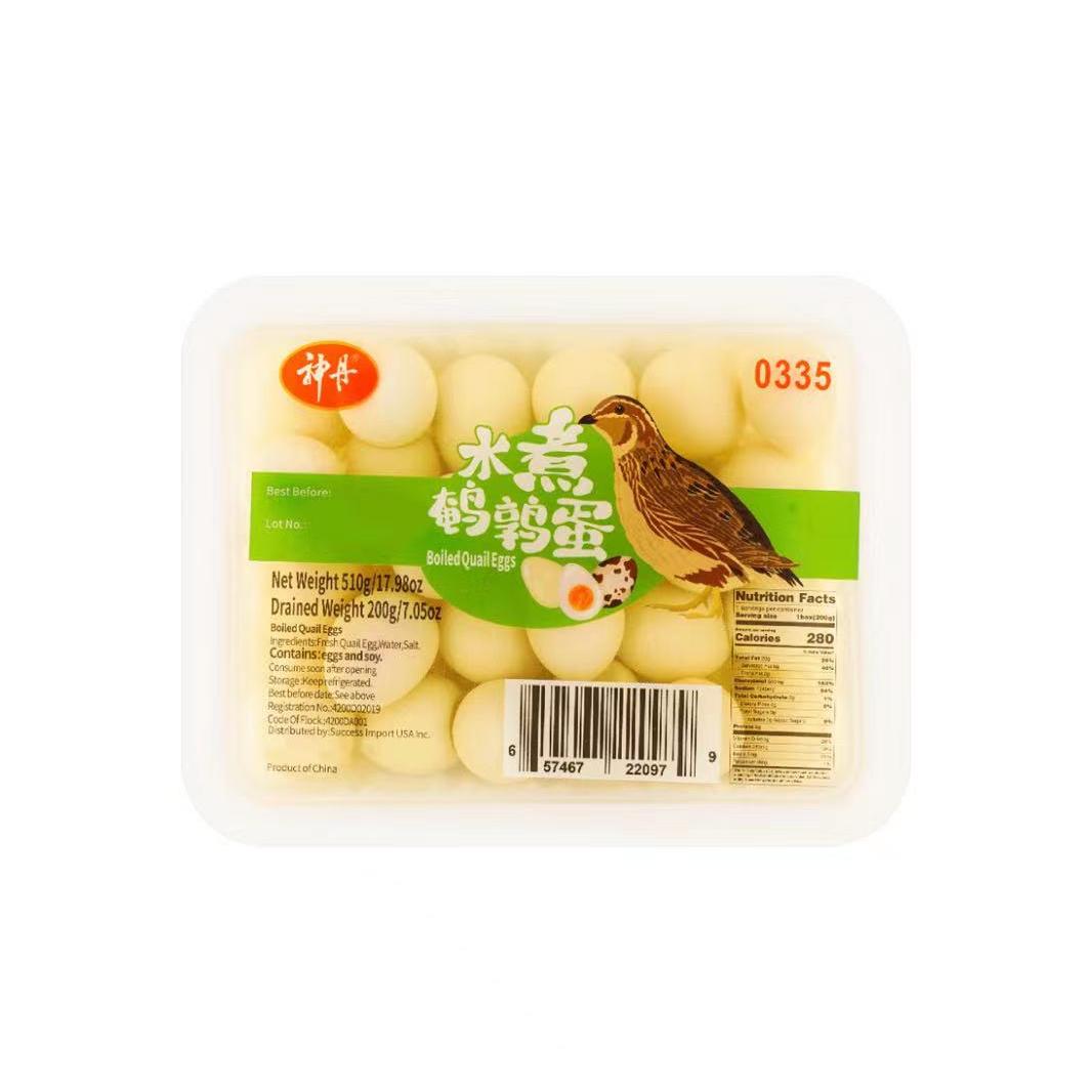 神丹 水煮鵪鶉蛋(盒)530g SD Boiled Quail Eggs