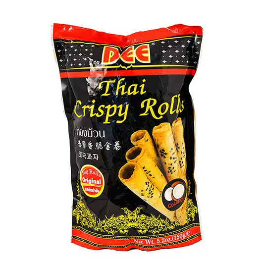 [新品] 泰國 香脆金卷 (椰子) 150g DEE Crispy Rolls Coconut Flavour