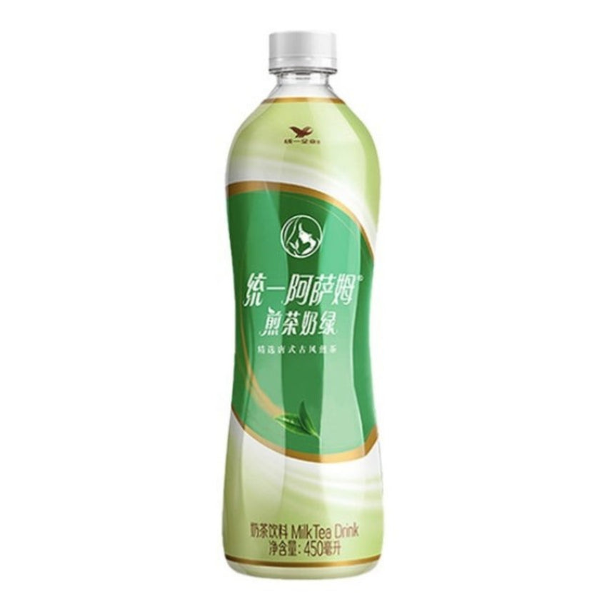 [ Sale ] Uni Milk Tea - Green Tea 450ml 统一 阿萨姆 煎茶奶綠