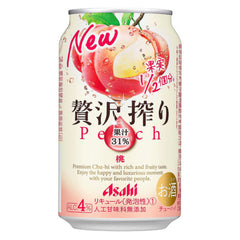 Asaki Zeitakushibori ( Peach ) Alc. 4% 350ml 朝日 水蜜桃氣泡酒 Alc. 4%