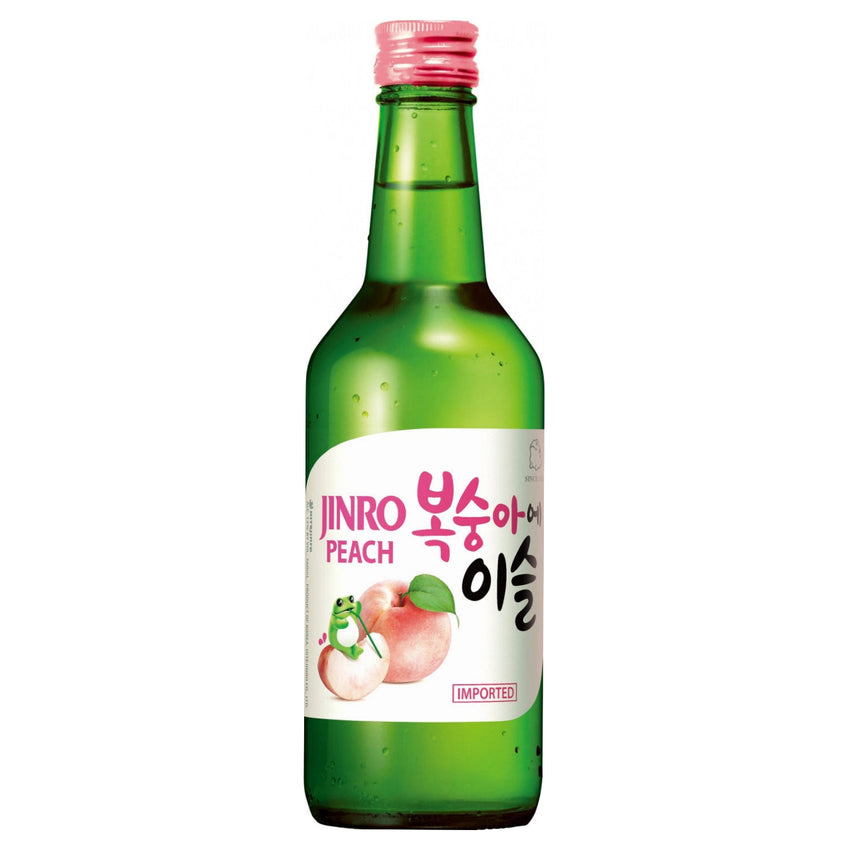 Jinro Peach Soju ABV 13.0% 350ml 真露 桃味烧酒