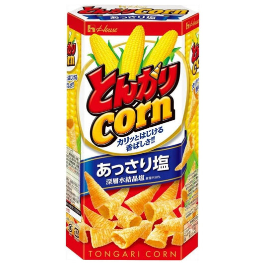 [促銷] 日本粟米脆筒 (淡鹽) 68g House Tongari Corn Snack (salt)