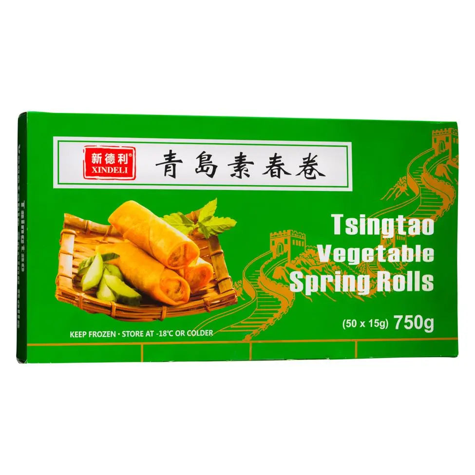 新德利 青島素春卷 750g XinDeLi Tsingtao Vegetable Spring Rolls