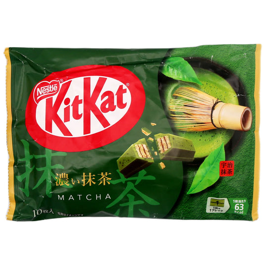 [新品] 奇巧 迷你 特濃雙倍抹茶威化餅 124g KitKat Mini Double Matcha Biscuit