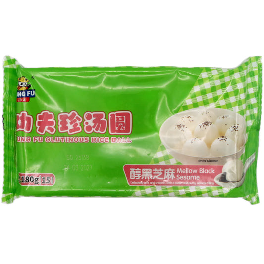 [新品] 功夫湯圓 (醇黑芝麻) 180g Kung Fu Glutinous Rice Ball (Mellow Black Sesame)